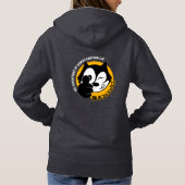 Pull À Capuche Bande dessinée Chat de dessin animé | Femme (Dos)
