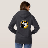 Pull À Capuche Bande dessinée Chat de dessin animé | Femme (Dos entier)