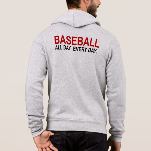 Pull À Capuche Baseball Toute La Journée Tous Les Jours (Dos)