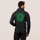 Pull À Capuche Bataillon San Patricios Irlandais Mexicain (Dos entier)
