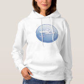 Pull À Capuche Bateau et Ancre Marine nautique (Devant)