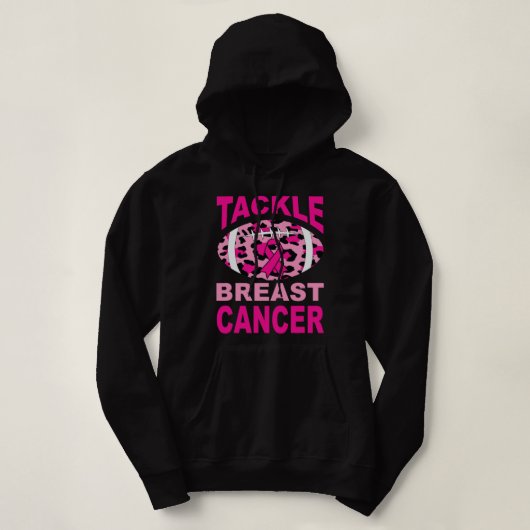 Pull À Capuche BC Lutter contre le cancer du sein chez les femmes (Design devant)