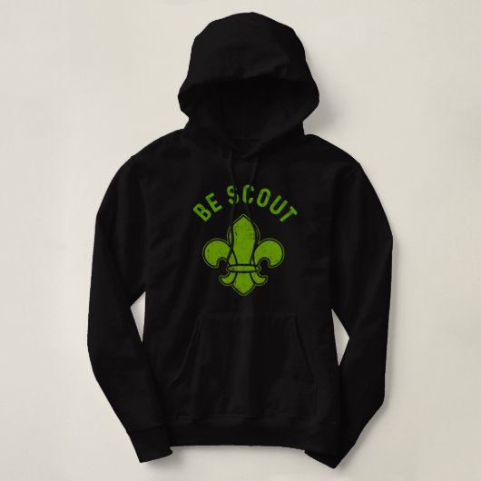 Pull À Capuche Be Scout design pour les amateurs de scoutisme (Design devant)