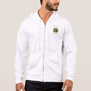 Pull À Capuche Be the Light - Inspirational T-Shirt Design