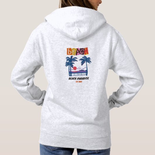 Pull À Capuche Beach Paradise (Dos)