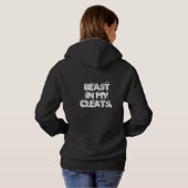 Pull À Capuche "Beauté dans des rues. Bête dans des crampons. (Dos entier)