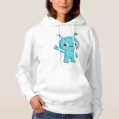 Pull À Capuche Bébé Alien Monstre Spatial Mignon (Devant)