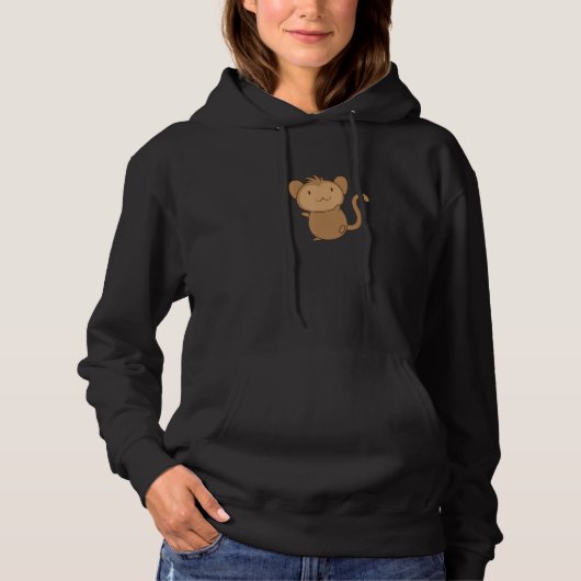 Pull À Capuche Bébé singe (Devant)