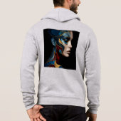 Pull À Capuche Bella+Canvas Homme Full-Zip (Dos)