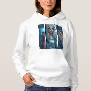 Pull À Capuche Belle Fille Et Chat En Colère T-shirt