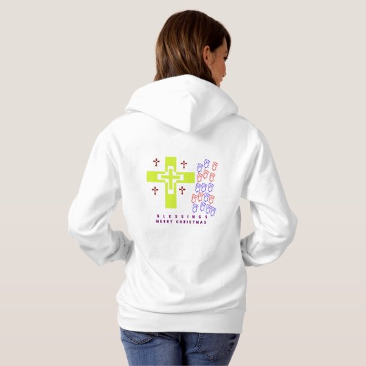 Pull À Capuche bénédiction de Dieu (Dos entier)