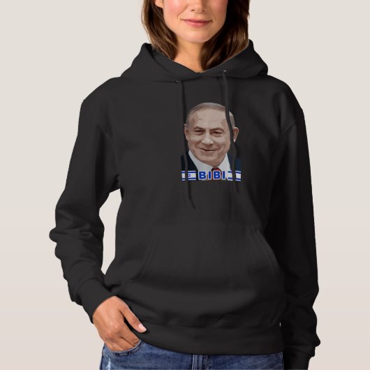 Pull À Capuche Benjamin Netanyahu Bibi Premier Ministre d'État o (Devant)