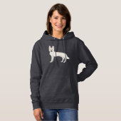 Pull À Capuche Berger Blanc Suisse Berger Allemand Blanc (Devant entier)