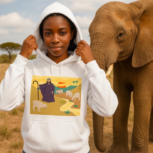 Pull À Capuche Berger Et Son Horloge