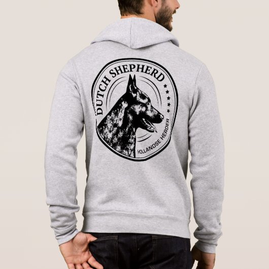 Pull À Capuche Berger néerlandais - Dutchie (Dos)