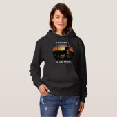 Pull À Capuche Bernese et le soleil levant pour Bernese Dog Mom (Devant entier)