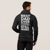 Pull À Capuche Best Dad Ever Funny Gift for Father's Day (Dos entier)