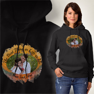 Pull À Capuche Best Things in Life Abstrait Sunset 0612