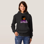 Pull À Capuche Bienheureuse Femmes Noires Africaines-Américaines, (Devant entier)