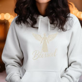 Pull À Capuche Bienheureux Ange Ailes Foi Graphique