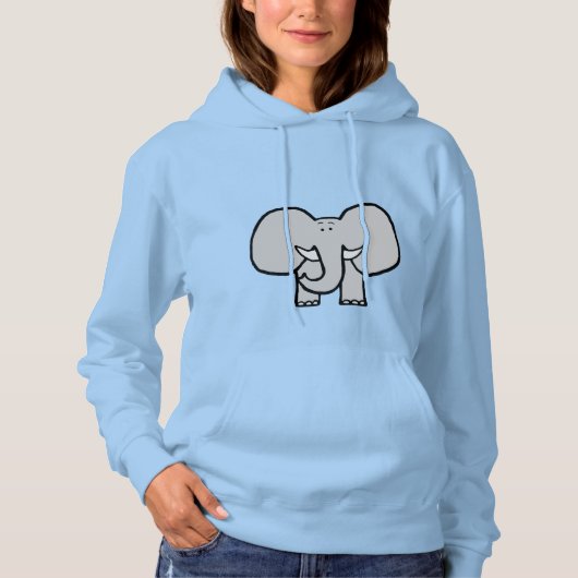 Pull À Capuche Big Ears the Elephant Ladies Hoody (Devant)