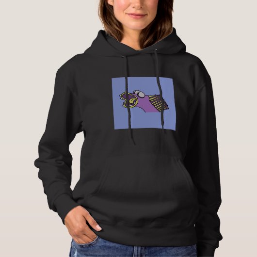 Pull À Capuche Big Lips Motif (Devant)