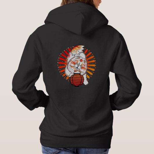 Pull À Capuche BINDI MI TANG - Chow - Année du chien avant/arrièr (Dos)