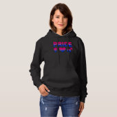 Pull À Capuche Bisexual Pride Lgbtqia Love Support Bi Hommes Femm (Devant entier)