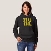 Pull À Capuche Bitcoin Hodl (Devant entier)