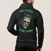 Pull À Capuche 🖤 Black Frankenstein Halloween Sweatshirt 💀 🎃 U (Dos)