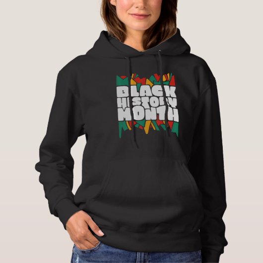 Pull À Capuche Black History Month 2023 Black History Melanin que (Devant)
