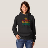 Pull À Capuche Black History Month Women Educated Strong Black Qu (Devant entier)