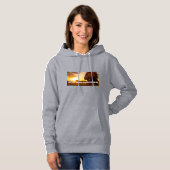 PULL À CAPUCHE BLACK QUEEN IN THE AFRICAN PLAIN (Devant entier)