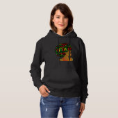Pull À Capuche Black Smart Teacher Fierté Femme Histoire noire Mo (Devant entier)