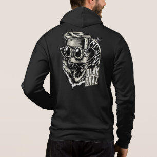 Pull À Capuche Blakgraz Steampunk Casquette et lunettes