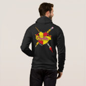 Pull À Capuche Blason Créatif de Chemise Graphiques Screwball Fer (Dos entier)