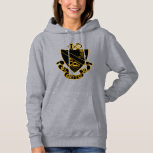 Pull À Capuche Blason de Phi Chi Theta Or et Noir