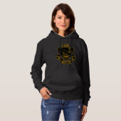 Pull À Capuche Blason de Phi Chi Theta | Or et Noir (Devant entier)