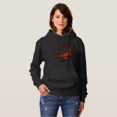 Pull À Capuche Blazing Scorpion Mythical Creature Fantasy Art (Devant entier)