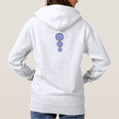 Pull À Capuche Bleu de dentelle en céramique de Grèce (Dos)