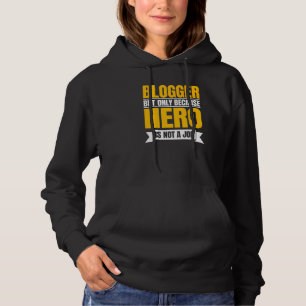 Pull À Capuche Blogger Writer Éditeur Blog Contenu Créateur Blog