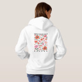 Pull À Capuche Bloom Female Empowerment Quote (Dos entier)