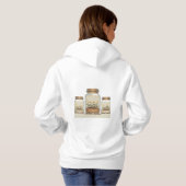 Pull À Capuche Bloomscape en bouteille (Dos entier)