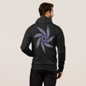 Pull À Capuche blu gray man hoodie (Dos entier)
