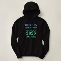 Blue Green Personnalisé Marathon Runner CustomText