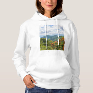 Pull À Capuche Blue Ridge Parkway - Montagnes et fleurs