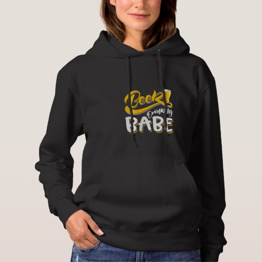 Pull À Capuche Boissons artisanales pour femmes   Citation amusan (Devant)