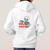 Pull À Capuche Bone Appétit - Skeleton Candy Service (Dos)