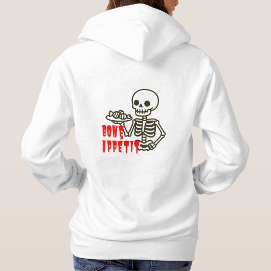Pull À Capuche Bone Appétit - Skeleton Candy Service (Dos)