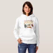 Pull À Capuche Bonjour Automne, Automne Vibes Automne (Devant entier)